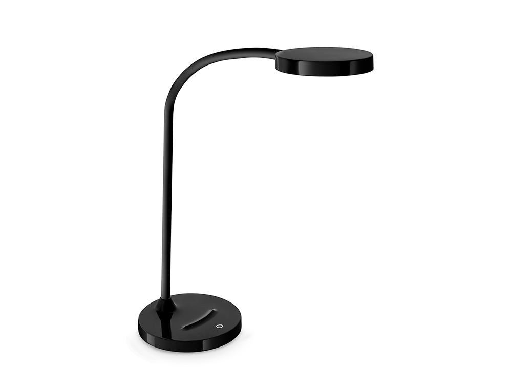 LAMPARA DE ESCRITORIO CEP LED 5,46W 300LM BRILLO REGULABLE CABEZA ORIENTABLE NEGRO
