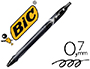BOLIGRAFO BIC GELOCITY QUICK DRY RETRACTIL TINTA GEL NEGRO PUNTA DE 0,7 MM