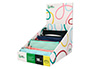 ESTUCHE PORTATODO LIDERPAPEL PLANO ANCHO UNA CREMALLERA 200X100 MM EXPOSITOR DE 18 UNIDADES COLORES SURTIDOS