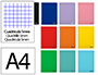 CUADERNO ESPIRAL LIDERPAPEL A4 SMART TAPA BLANDA 80H 75GR CUADRO 5 MM CON MARGEN COLORES SURTIDOS