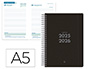 AGENDA ESCOLAR LIDERPAPEL 25-26 ESPIRAL BASIC NEGRO DIA PAGINA A5 BILINGE PAPEL FSC 70 GR FSC 70 GR