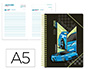 AGENDA ESCOLAR LIDERPAPEL 25-26 ESPIRAL CARS AZUL DIA PAGINA A5 BILINGE PAPEL FSC 80 GR