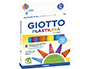 PLASTILINA GIOTTO FLUOR CAJA DE 6 UNIDADES COLORES SURTIDOS