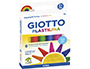 PLASTILINA GIOTTO COLORES CLASICOS CAJA DE 6 UNIDADES COLORES SURTIDOS