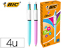 BOLIGRAFO BIC CUATRO COLORES PASTEL EDICION LIMITADA