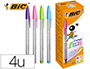BOLIGRAFO BIC CRISTAL LARGE FASHION CAJAS DE 20 UNIDADES COLORES SURTIDOS