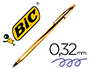 BOLIGRAFO BIC CRISTAL CELEBRATION ORO TINTA AZUL UNIDAD