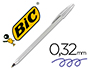 BOLIGRAFO BIC CRISTAL CELEBRATION PLATA TINTA NEGRA UNIDAD