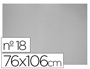 CARTON GRIS N 18 76X106 CM HOJA