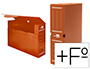 CAJA ARCHIVO DEFINITIVO PLASTICO LIDERPAPEL MARRON 387X275X105 MM