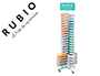EXPOSITOR CUADERNOS RUBIO METALICO GIRATORIO CONTENIDO 1400 UNIDADES SURTIDAS 2000X630X630 MM
