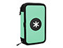 PLUMIER ESCOLAR ANTARTIK DOBLE CREMALLERA COLOR MENTA 28 PIEZAS