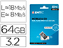 MEMORIA EMTEC USB 3.2 DUAL MOBILE & GO TYPE-C /USB 64 GB