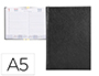 AGENDA ENCUADERNADA LIDERPAPEL CORFU 15X21 CM 2024 DIA PAGINA COLOR NEGRO PAPEL 60 GR