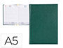 AGENDA ENCUADERNADA LIDERPAPEL CORFU 15X21 CM 2024 DIA PAGINA COLOR VERDE PAPEL 60 GR