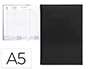 AGENDA ENCUADERNADA LIDERPAPEL CRETA 15X21 CM 2024 DIA PAGINA COLOR NEGRO PAPEL 70 GR