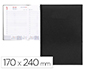 AGENDA ENCUADERNADA LIDERPAPEL CRETA 17X24 CM 2024 DIA PAGINA COLOR NEGRO PAPEL 70 GR