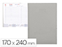 AGENDA ENCUADERNADA LIDERPAPEL CRETA 17X24 CM 2024 DIA PAGINA COLOR GRIS PAPEL 70 GR