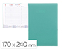 AGENDA ENCUADERNADA LIDERPAPEL CRETA 17X24 CM 2024 DIA PAGINA COLOR TURQUESA PAPEL 70 GR