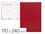 AGENDA ENCUADERNADA LIDERPAPEL CRETA 17X24 CM 2024 SEMANA VISTA COLOR ROJO PAPEL 70 GR