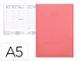 AGENDA ENCUADERNADA LIDERPAPEL CRETA 15X21 CM 2024 SEMANA VISTA COLOR ROSA PAPEL 70 GR
