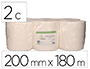 PAPEL SECAMANOS BUNZL GREENSOURCE 2 CAPAS CELULOSA BLANCA 200 MM X 180 MT PAQUETE DE 6 ROLLOS