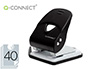 TALADRADOR Q-CONNECT KF14221 2 TALADROS COLOR NEGRO ABERTURA 3,5 MM CAPACIDAD 40 HOJAS