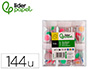 OJO LIDERPAPEL 18 MM BLANCO CON PUPILA DE COLORES SURTIDOS PACK DE 108 UNIDADES