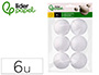 FIGURA DE ESPUMA BLANCA LIDERPAPEL BOLA DE 7 CM BOLSA CON 6 UNIDADES