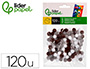 POMPONES DE COLORES LIDERPAPEL 1 CM TONALIDADES NEUTRAS BOLSA CON 120 UNIDADES