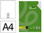 RECAMBIO LIDERPAPEL A4 100 HOJAS 75GR LISO SIN MARGEN 4 TALADROS