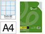 RECAMBIO LIDERPAPEL A4 100 HOJAS 75GR RAYADO N46 4 TALADROS