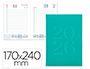 AGENDA ENCUADERNADA LIDERPAPEL CRETA 170X240 MM 2026 DIA PAGINA VERDE PAPEL 70 GR