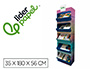 BLOC TRABAJOS MANUALES LIDERPAPEL EXPOSITOR DE SUELO CARTON CON 160 UNIDADES SURTIDAS 35X180X56 CM