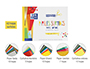 BLOC TRABAJOS MANUALES OXFORD DIN A4 MULTIPLE 42 HOJAS COLORES SURTIDOS