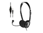 AURICULAR NGS HEADSET MS103 MAX CON MICROFONO Y CONTROL DE VOLUMEN LONGITUD CABLE 1,5 MT COLOR NEGRO