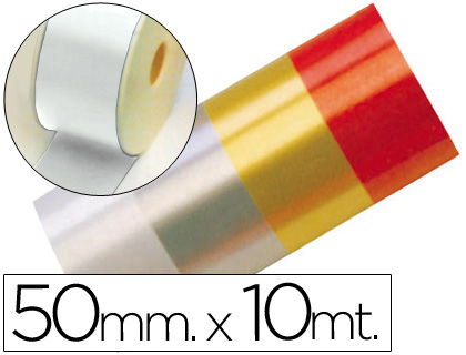 CINTA FANTASIA 10 MT X 50 MM BLANCO