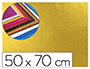 GOMA EVA CON PURPURINA LIDERPAPEL 50X70CM 60G/M2 ESPESOR 2MM ORO