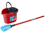 CUBO CON ESCURRIDOR THEO KLEIN VILEDA FREGONA Y PALO USO INFANTIL 14,5X49,5X20 CM