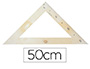 ESCUADRA PARA ENCERADO FAIBO PLASTICO IMITACION MADERA 50 CM